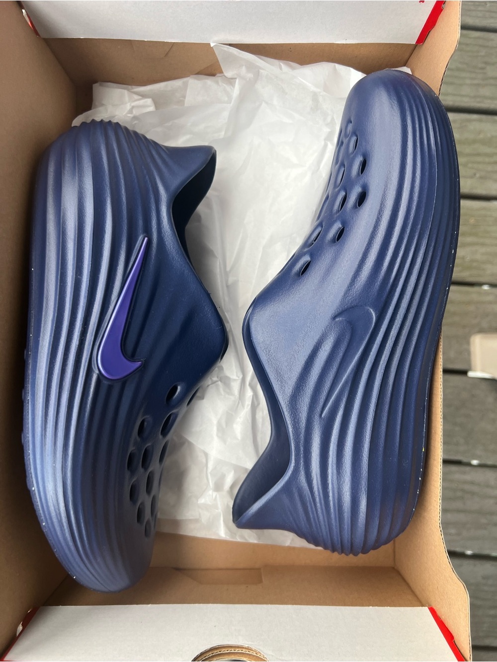 Nike Reactx Rejuven8 Size 9 men’s or Size 10 women’s-Blue Void/Indigo Burst - Picture 3 of 6